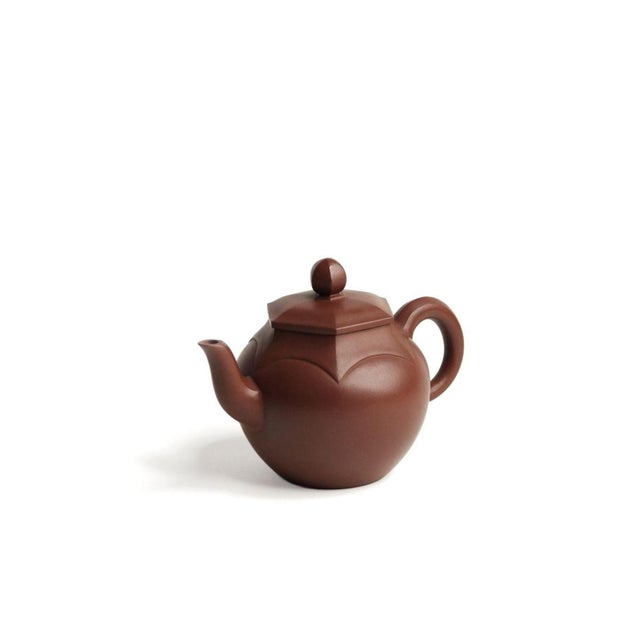 AC220 Yixing Teapot 紫砂茶壺- 六方蓋鼓腹(錢明)